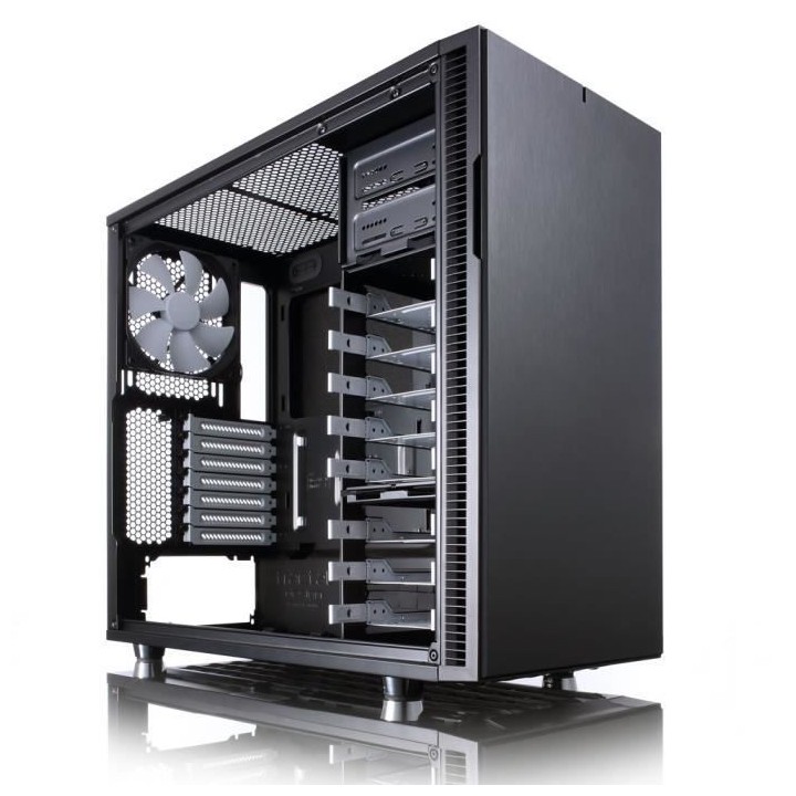FRACTAL DESIGN BOITIER PC Define R5 - Moyen Tour - Noir - Format ATX (