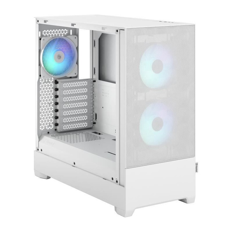 Boîtier PC - FRACTAL DESIGN - Pop Air RGB White TG - Blanc (FD-C-POR1A-01)