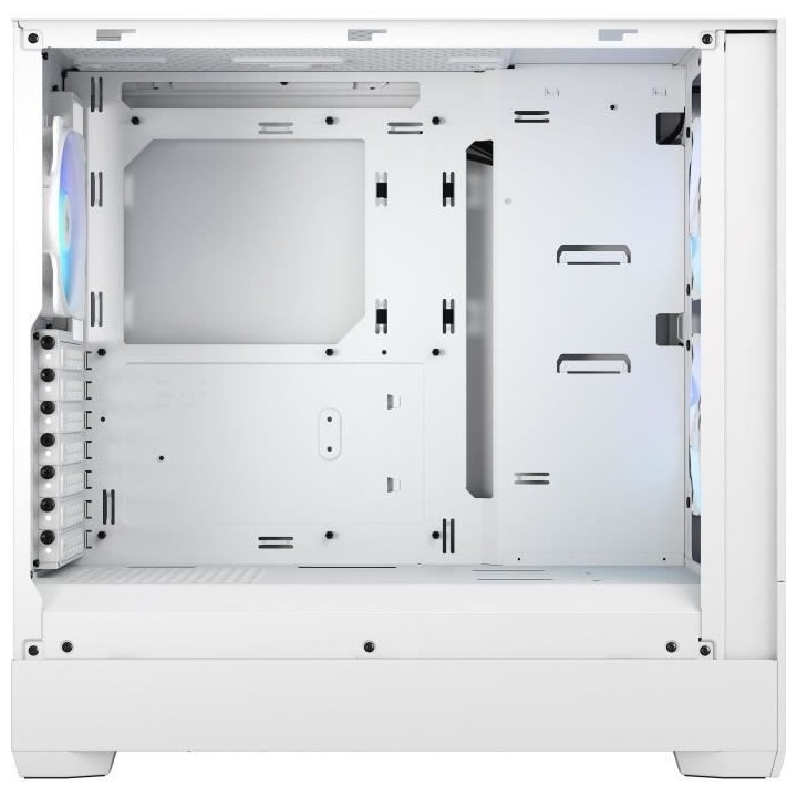 Boîtier PC - FRACTAL DESIGN - Pop Air RGB White TG - Blanc (FD-C-POR1