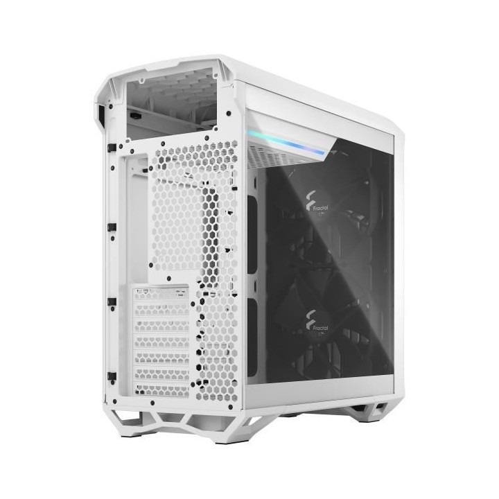 Boîtier PC - FRACTAL DESIGN - Torrent Compact White TG Clear Tint - B