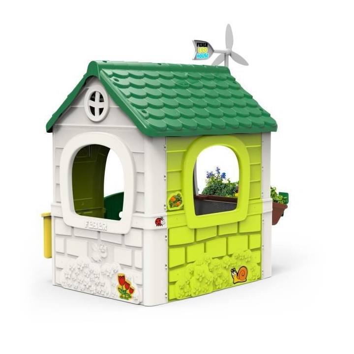 Maison Ecologique pour enfant Greenhouse - Plastique anti-UV - FEBER