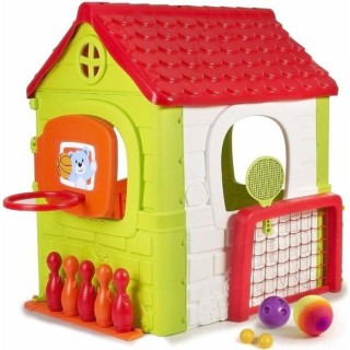 Maison pour enfant Multi-Activités 6 en 1 - plastique anti-UV - FEBER