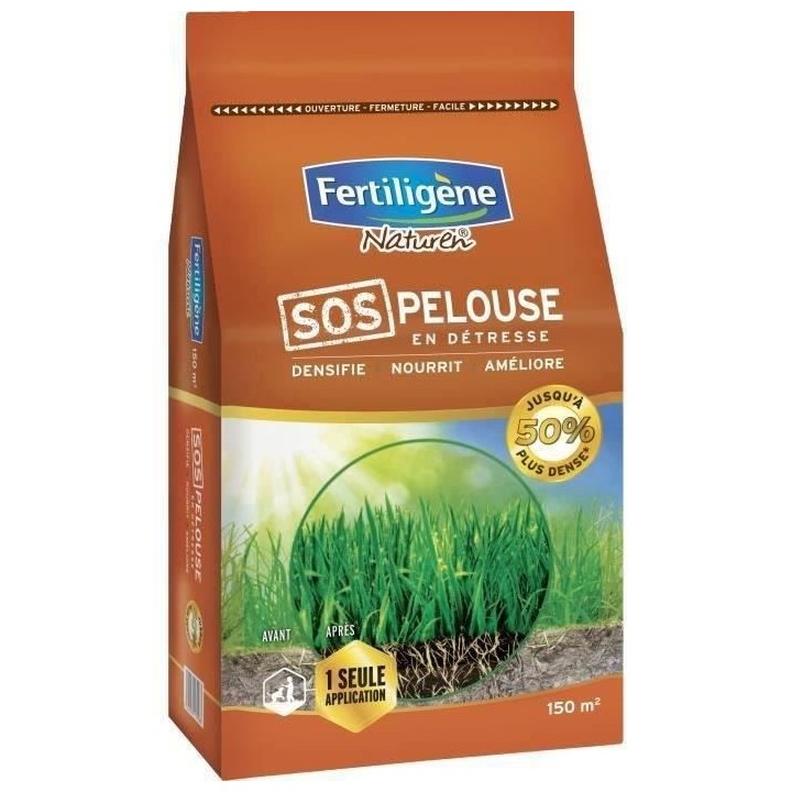 SOS Pelouse en détresse 150m²