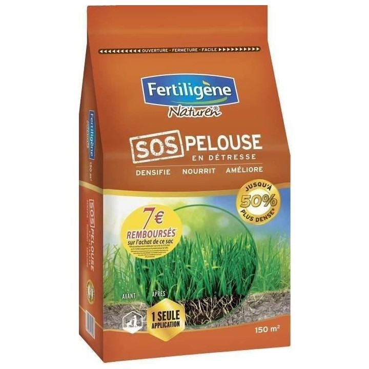 SOS Pelouse en détresse 150m²