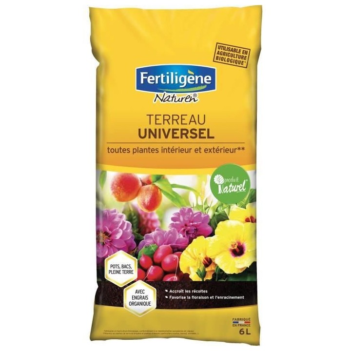 FERTILIGeNE - Terreau universel 6L