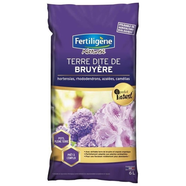 FERTILIGeNE - Terre dite de bruyere 6L