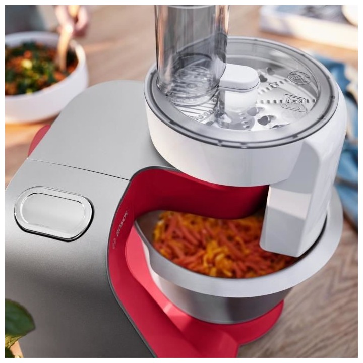 Robot de cuisine - BOSCH Kitchen machine MUM5 - Rouge foncé/silver -