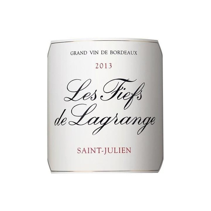 Les Fiefs de Lagrange 2013 Saint-Julien - Vin rouge de Bordeaux