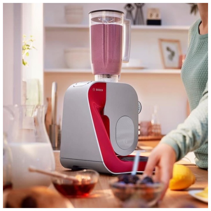 Robot de cuisine - BOSCH Kitchen machine MUM5 - Rouge foncé/silver -
