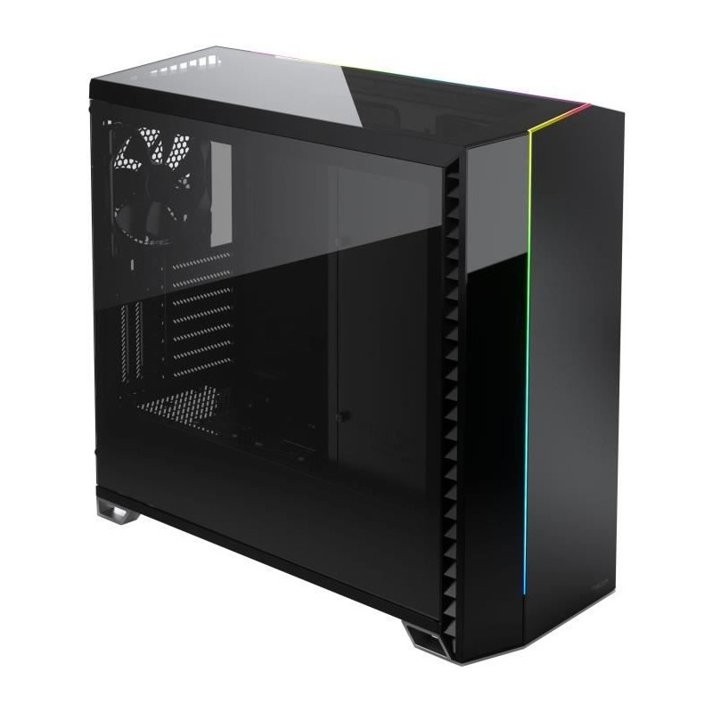 FRACTAL DESIGN BOITIER PC Vector RS - Blackout Dark TG - Noir - Verre trempé - Format ATX (FD-CA-DEF-VER1A-02)