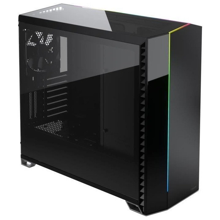 FRACTAL DESIGN BOITIER PC Vector RS - Blackout Dark TG - Noir - Verre