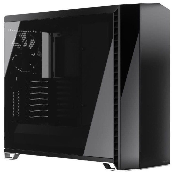 FRACTAL DESIGN BOITIER PC Vector RS - Blackout Dark TG - Noir - Verre