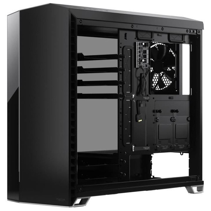 FRACTAL DESIGN BOITIER PC Vector RS - Blackout Dark TG - Noir - Verre