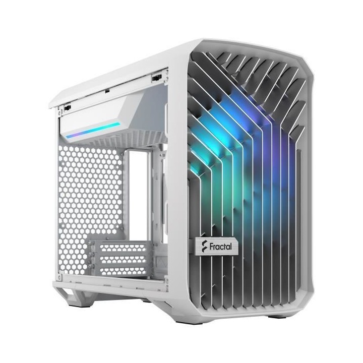 Boitier PC - FRACTAL DESIGN - Torrent Nano RGB White TG