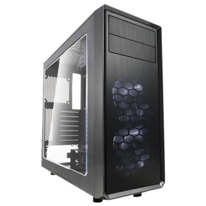 FRACTAL DESIGN BOITIER PC Focus G - Noir - Verre trempé - Format ATX