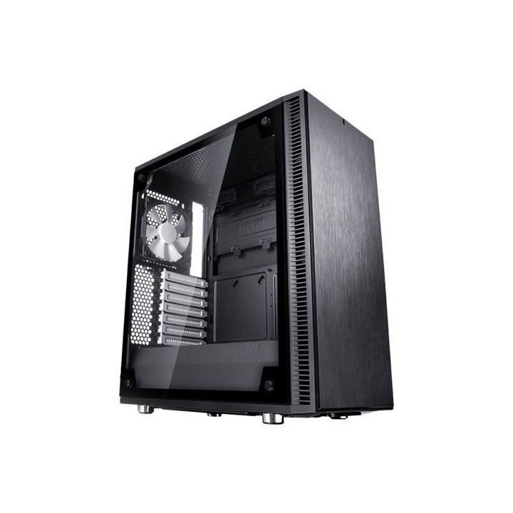 FRACTAL DESIGN BOITIER PC Define C - Noir - Verre trempé - Format ATX
