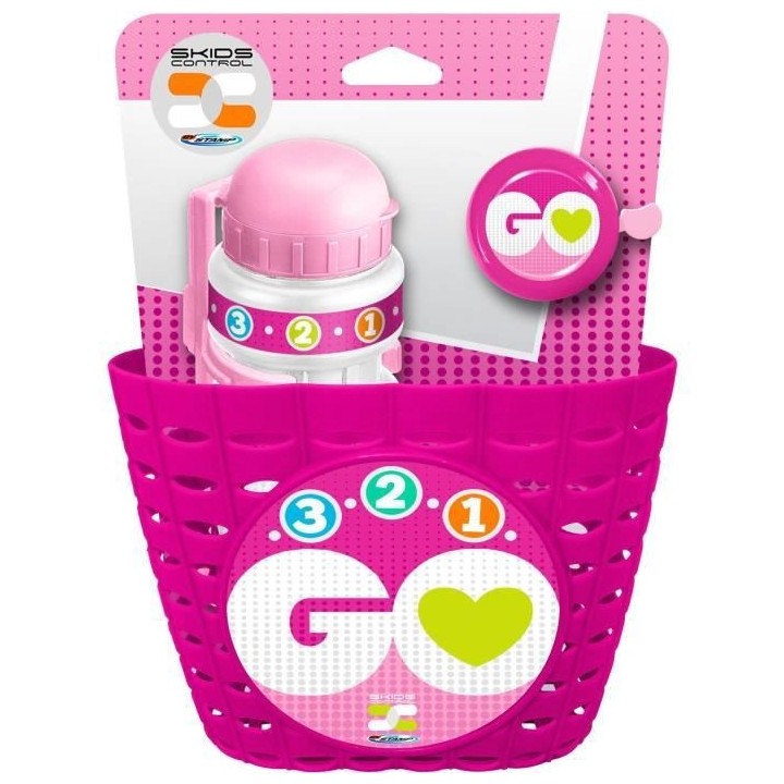 STAMP - Corbeille + Bidon + Sonnette Rose - Skids Control