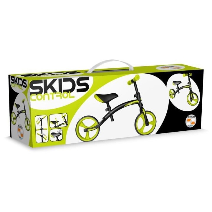 Draisienne noire et verte - SKIDS CONTROL