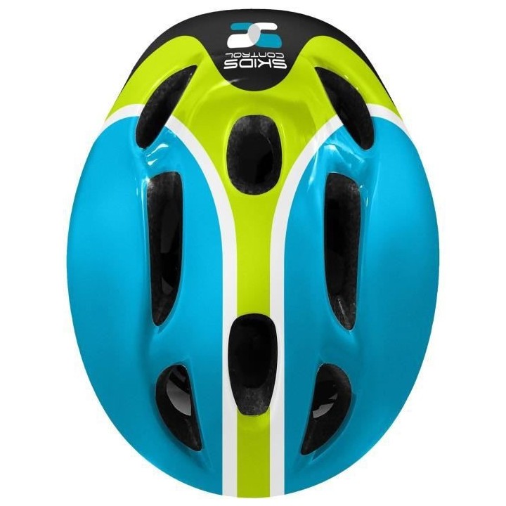 COMBO BLEU (Casque + Genouilleres & Coudieres) SKIDS CONTROL