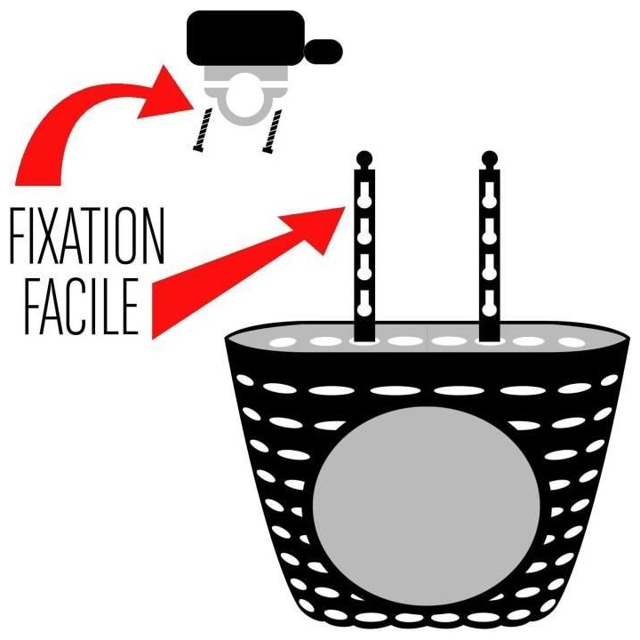 STAMP - Corbeille + Bidon + Sonnette Bleu - Skids Control