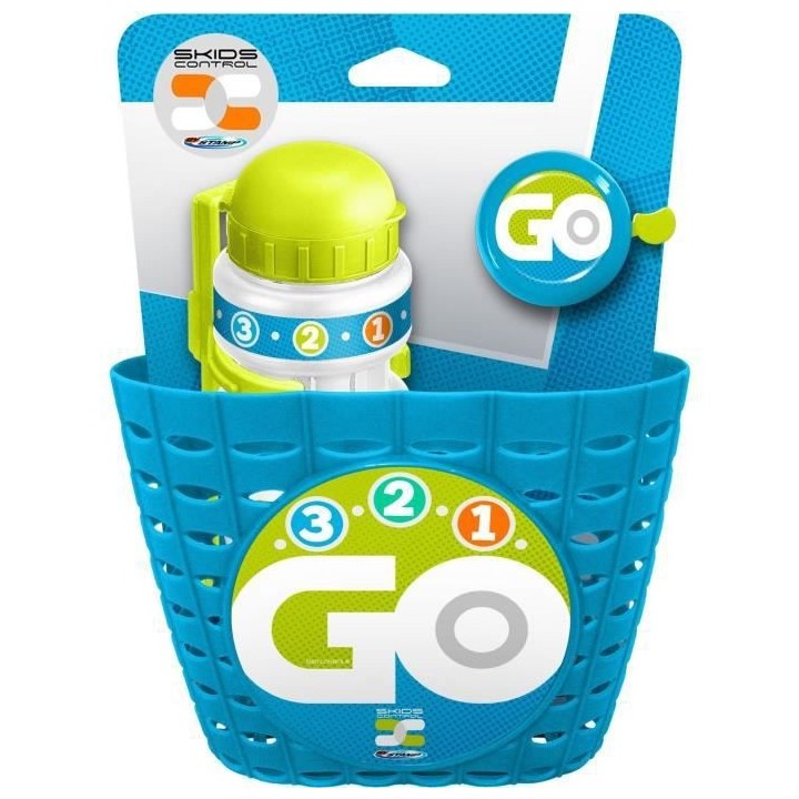 STAMP - Corbeille + Bidon + Sonnette Bleu - Skids Control