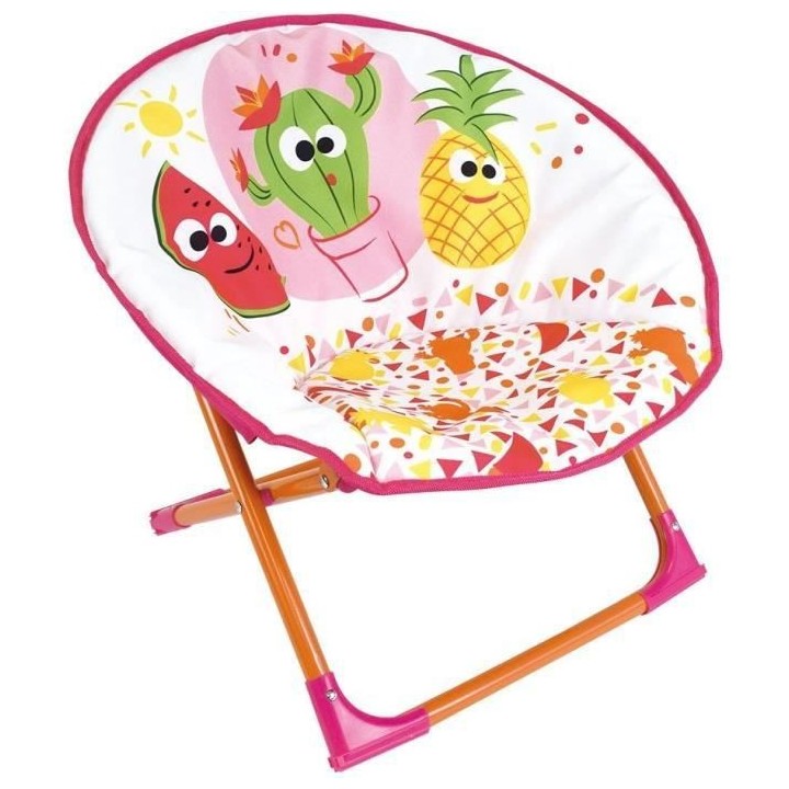 Fun house fruity's siege lune pliable fruits pour enfant h.47 x l.54 x