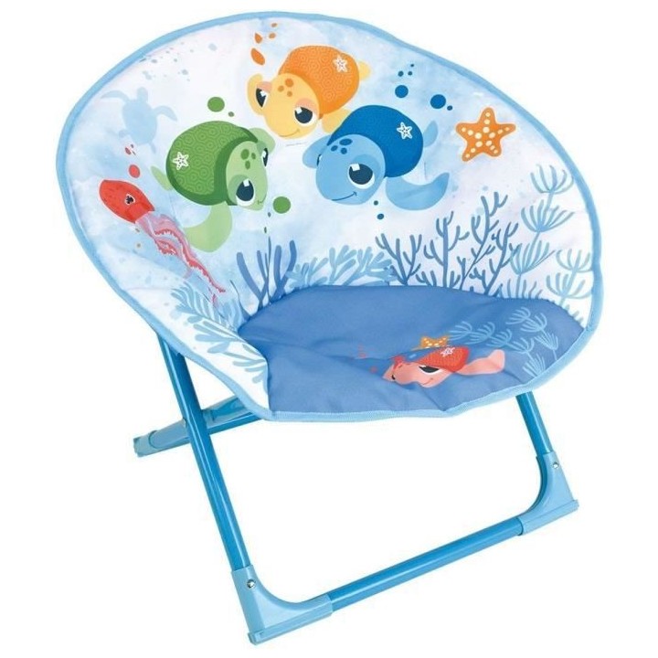 Fun house ma petite carapace siege lune pliable tortues aquatiques pou