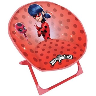 Fun house miraculous siege lune pliable ladybug pour enfant h.47 x l.5