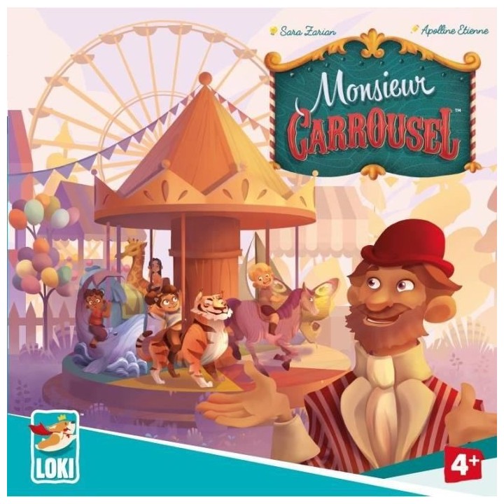 MONSIEUR CARROUSEL - Jeu de société - Coopératif - Des 4 ans - LOKI