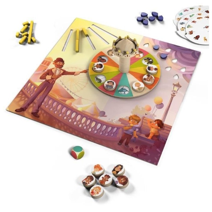 MONSIEUR CARROUSEL - Jeu de société - Coopératif - Des 4 ans - LOKI
