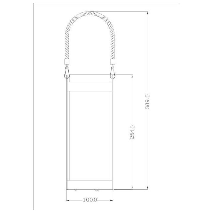 Lanterne solaire Métal Verre Corde effet bougie