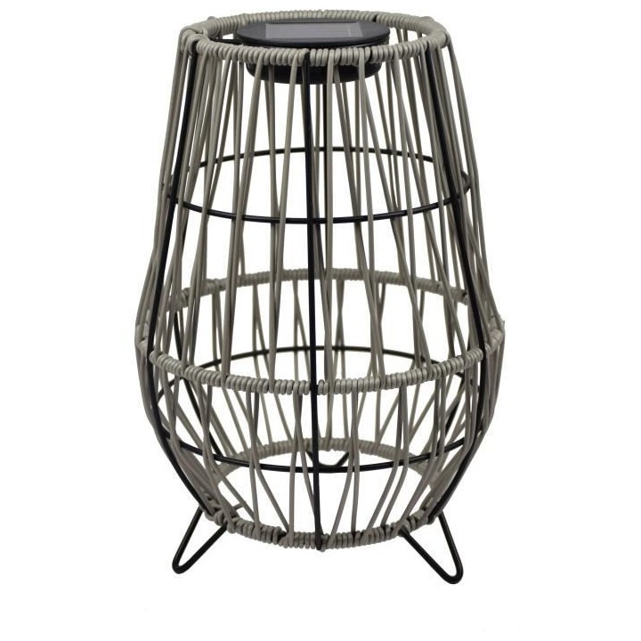 Lampe solaire décorative ampoule a filament blanc chaud H30cm - GALIX