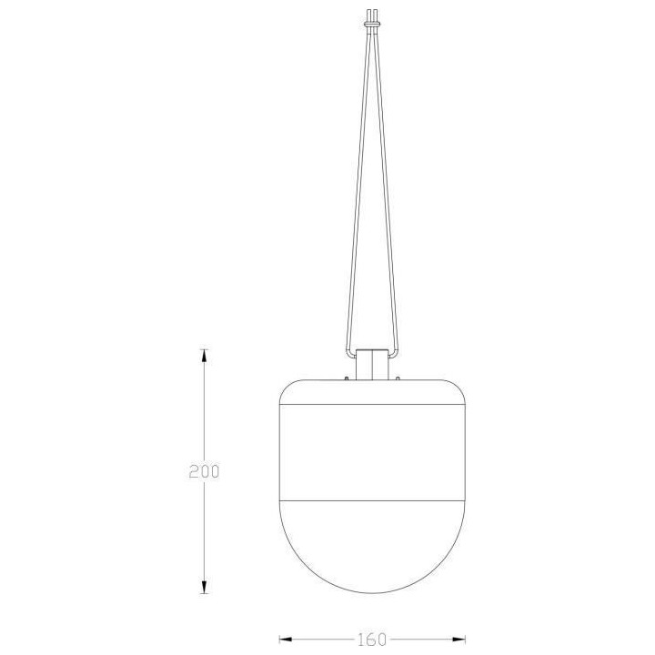 Lampe résine a suspendre USB 200 Lumens - GALIX