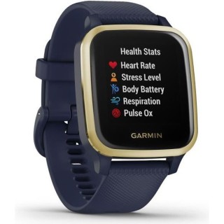 GARMIN Venu Sq Edition Musique - Captain Blue/Light Gold - Montre GPS