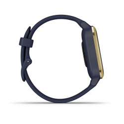 GARMIN Venu Sq Edition Musique - Captain Blue/Light Gold - Montre GPS de sport connectée santé et bien-etre