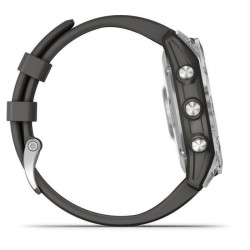 GARMIN Fenix 7 - Noire & Argent - Montre Connectée GPS & Course a Pied - Entraînements Personnalisés - Autonomie Longue Duré