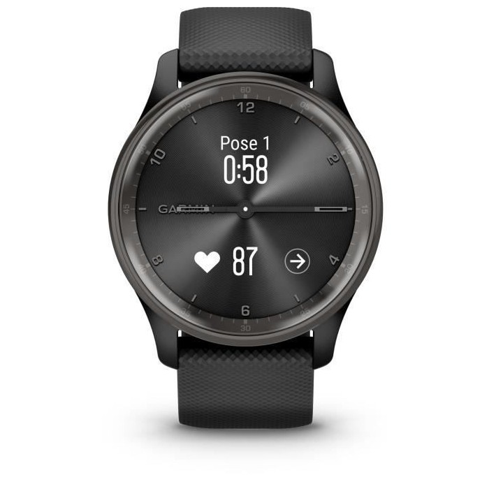 GARMIN vivomove Trend Montre connectée - Silicone - Noir WW