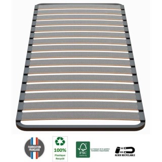 Sommier a lattes FULL 83 - 90x190 cm - 16 lattes - Traitement anticorr