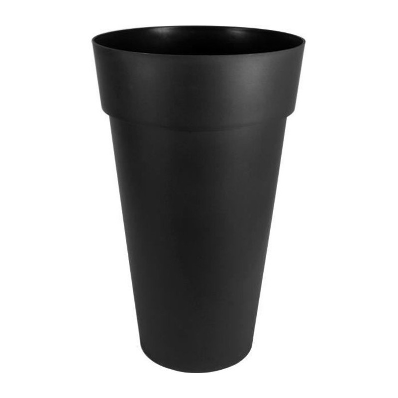 EDA Vase Toscane XXL - Ø 48 x H 80 cm - 90 L - Gris anthracite