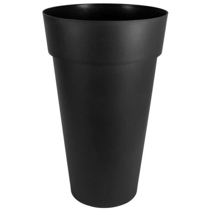 EDA Vase Toscane XXL - Ø 48 x H 80 cm - 90 L - Gris anthracite