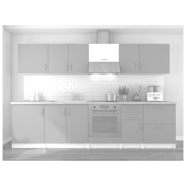 OBI Meuble hotte L 60 cm - Blanc mat