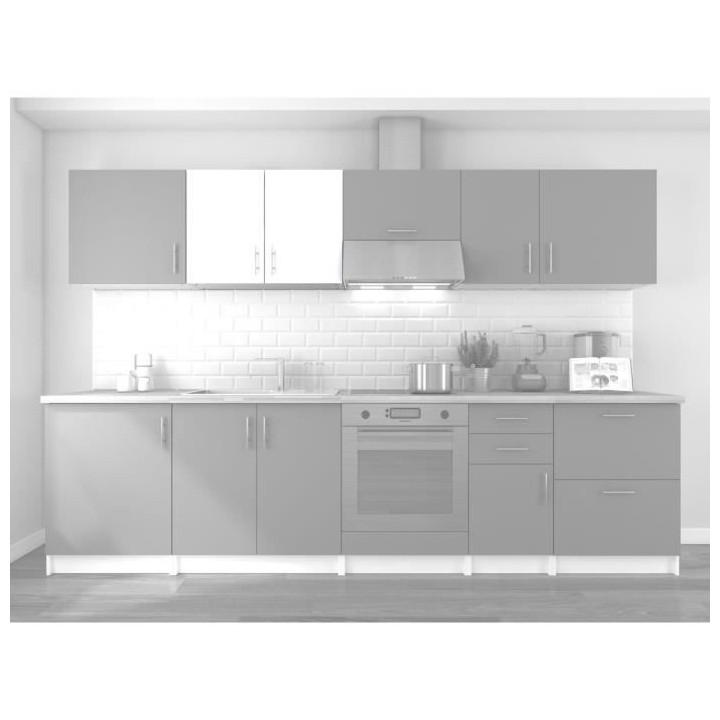 OBI Meuble haut de cuisine L 80 cm - Blanc mat