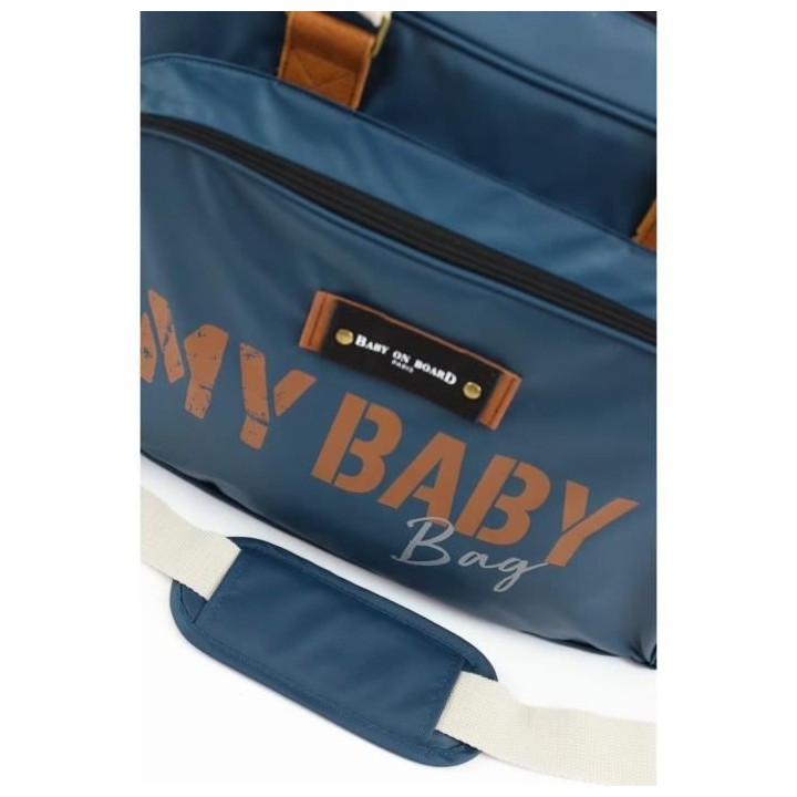 Sac a langer BABY ON BOARD SIMPLY BABYBAG - Bleu océan