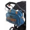 Sac a langer BABY ON BOARD SIMPLY BABYBAG - Bleu océan