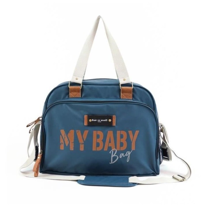 Sac a langer BABY ON BOARD SIMPLY BABYBAG - Bleu océan