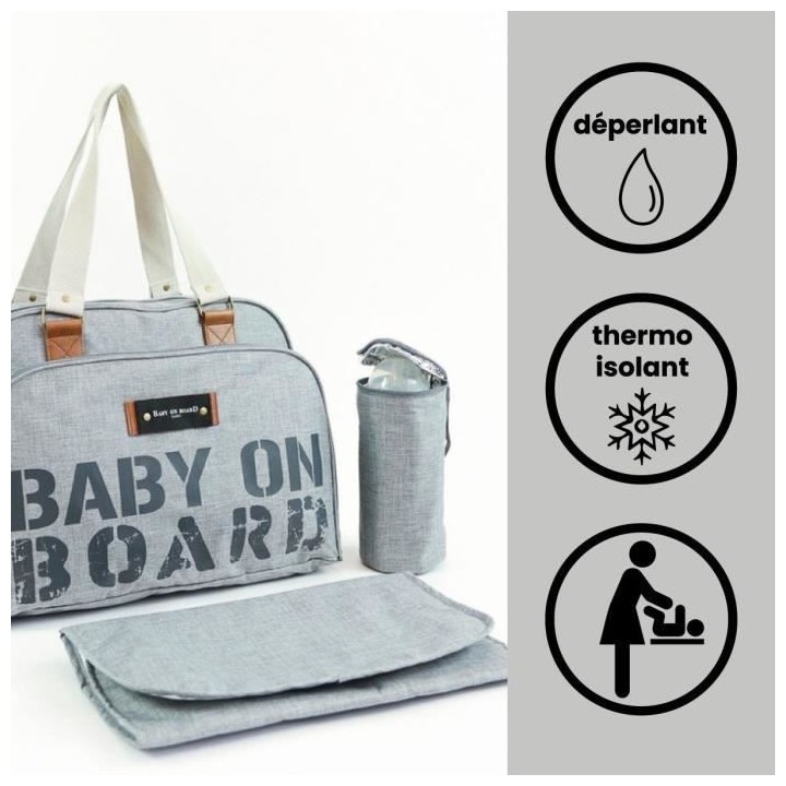 Sac a langer BABY ON BOARD URBAN STREET
