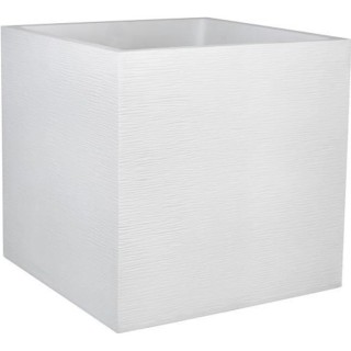 EDA PLASTIQUE Bac a fleurs carré Graphit - 57 L - 49,5 x 49,5 x 49,5