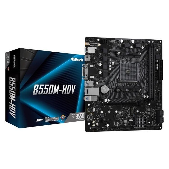 ASROCK Carte mere B550M-HDV
