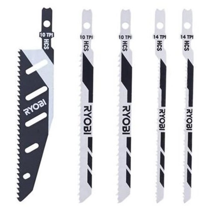RYOBI 5 lames spéciales pour scie sauteuseFLUSHCUT