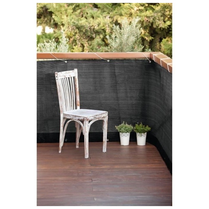 CATRAL Brise-vue Balcony Easy - 0,9x5 m - Gris anthracite
